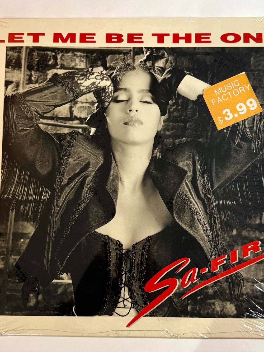 SA-Fire - Let Me Be The One - Vinyl Record Freestyle Music Cutting Records 80s